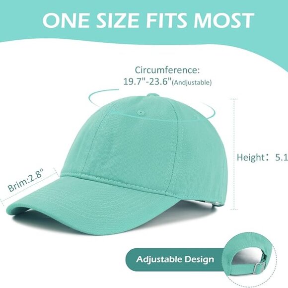 Baseball Cap for Women Men Golf Tennis Baseball Hat Youth X0042G7KYX - Picture 5 of 5